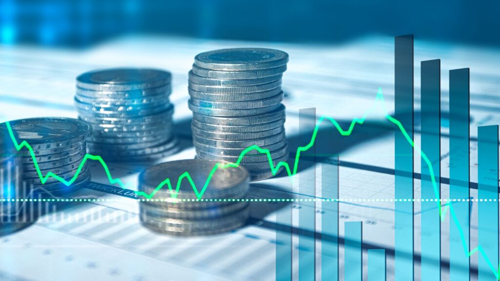 Company money charts.
