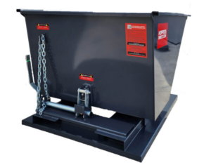 One Yard Steel Dumping Hopper