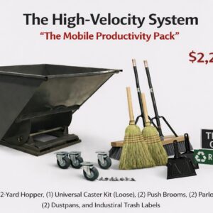 High Velocity Kit 2 Cubic Yard Dump Hopper
